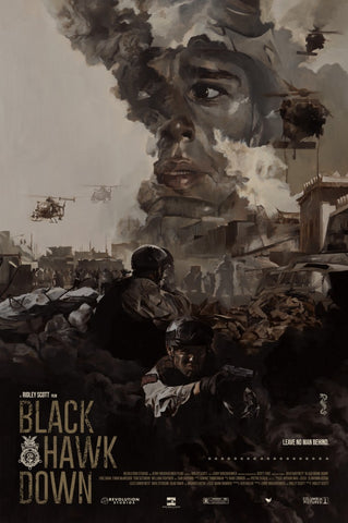 Black Hawk Down by Chris Valentine - Regular AP Edition Fine Art Giclee print